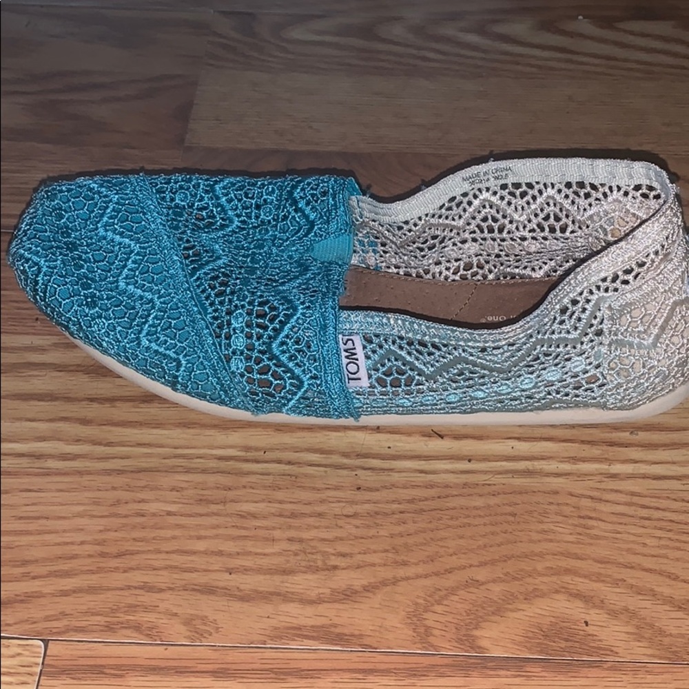 Ombré crochet toms